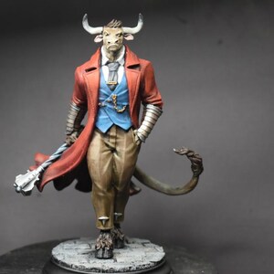 Minotaure 32/75 mm Mob Boss by DM Stash de table D&D Fantasy imprimé en résine image 3