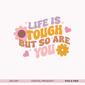 Pacchetto di clipart SVG per sublimazione di citazioni di affermazioni, file SVG per adesivi di affermazioni per Cricut, design PNG di tendenza, positivi e motivazionali