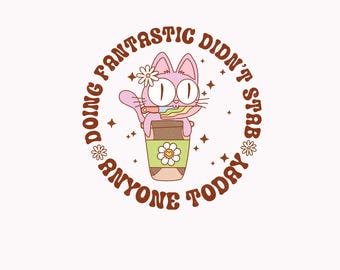 Doing Good SVG Self Care Clipart PNG Awareness Clipart Illustration Emotion Feelings Clipart PNG Sublimation Sticker