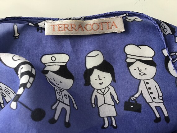 Vintage Silk top -Terracotta Clothing - Periwinkl… - image 5