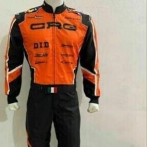 Customisable Go Kart F1 Race Suit Level-2 Standard Suit with Option to Add Custom Logos, Designs, Name, Flag, Number Etc with Free Shipping