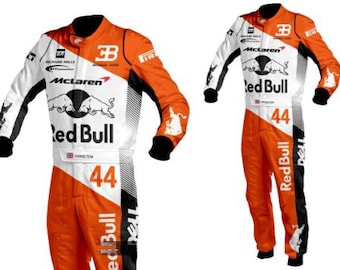 Customisable Go Kart F1 Race Suit Level-2 Standard Suit with Option to Add Custom Logos, Designs, Name, Flag, Number Etc with Free Shipping