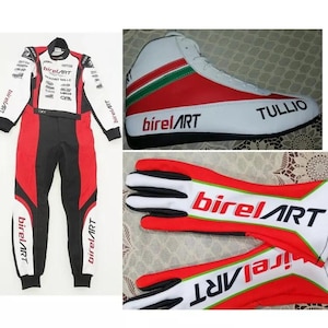 Customisable Go Kart F1 Race Suit Level-2 Standard Suit with Option to Add Custom Logos, Designs, Name, Flag, Number Etc with Free Shipping