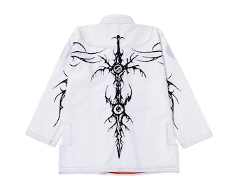 New Best Selling Top Quality Shoyoroll Tribal Kimono BJJ Gi Available in Black and White Colours and in all sizes with Free Shipping