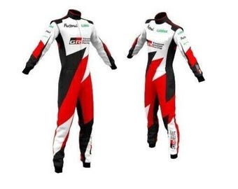 Customisable Go Kart F1 Race Suit Level-2 Standard Suit with Option to Add Custom Logos, Designs, Name, Flag, Number Etc with Free Shipping