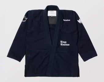 Relentless BJJ Gi in Gray & Navy Blue Colours | Top Quality BJJ Kimono 350/450 GSM in All Sizes with Free Shipping