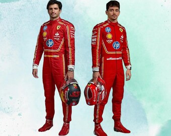 Customisable Go Kart F1 Race Suit Level-2 Standard Suit with Option to Add Custom Logos, Designs, Name, Flag, Number Etc with Free Shipping