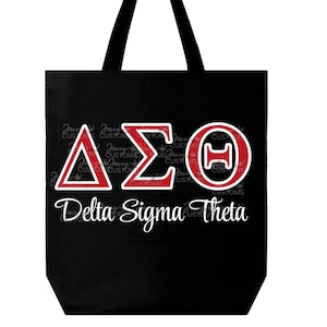 Delta Sigma Theta Tote bag DST 1913 Greek Letters Delta Sigma Theta Perfect Gift Tote bag