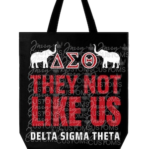 Delta Sigma Theta Totebag DST 1913 Greek Letters Delta Sigma Theta Perfect Gift Tote bag