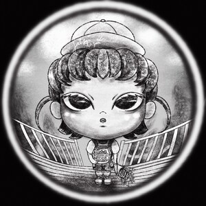 デジタルちびアートコミッション、木炭スタイル、デジタルイラスト、かわいいちび、OCアート、アニメキャラクター、カスタム、カップル