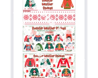 Sweater Weather Savings Challenge- Digital Download