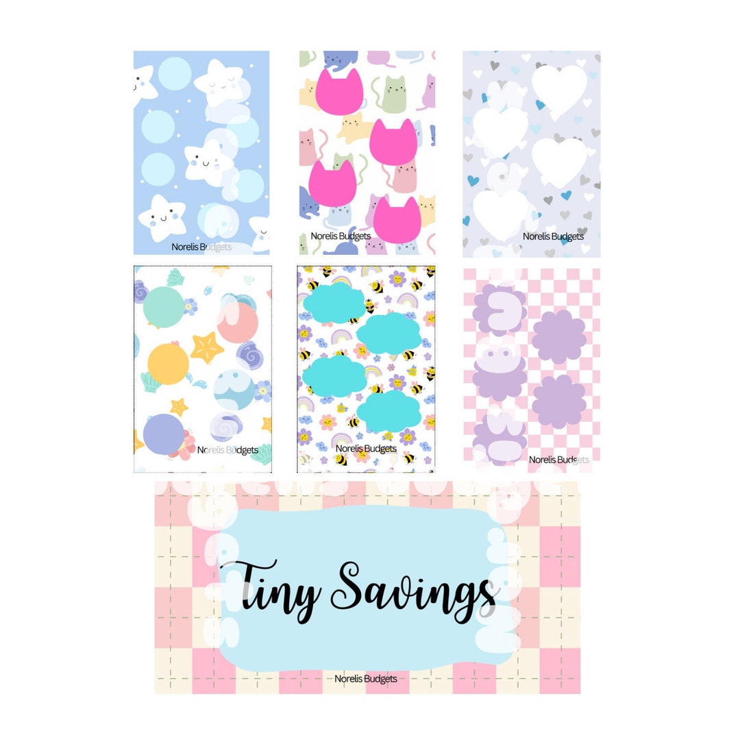 Tiny Savings Challenges Digital Download Etsy