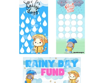 Rainy Day Fund Savings Challenges- Digital Download