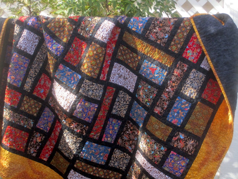 Handmade Patchwork Quilt Sofa Throw Lap Quilt Etsy