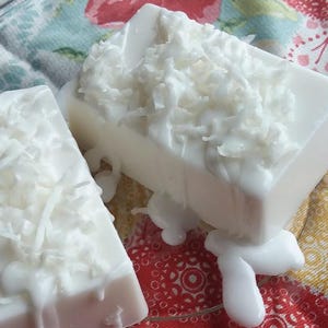 Caribbean Coconut Soap: Tropical Shea Butter Soap Bar
