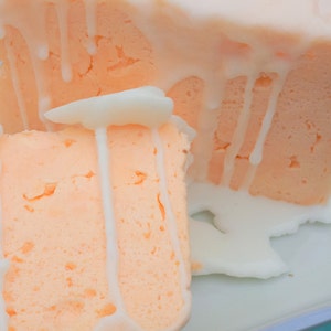 Orange Creamsicle Whipped Bar Soap Summer Scent Orange Vanilla Handmade Soap Bath and Body Gift