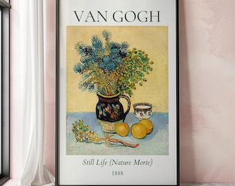 ゴッホ「静物画（自然の死）」1888年展覧会ポスターアートプリント