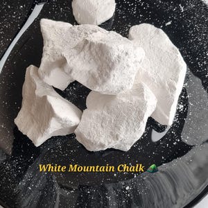 Edible White Mountain Chalk Pure Natural Earthy Crunchy 50grams-200grams