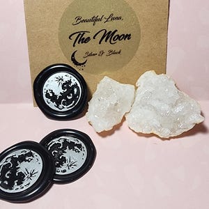 Adesivos de selo de cera - Linda Luna, pacote de 6