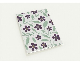 10er-Pack Brasilianische Prinzessin Blumengrußkarten | Handgezeichnete Natur Dankeschön Notizen (umweltfreundliches Papier)