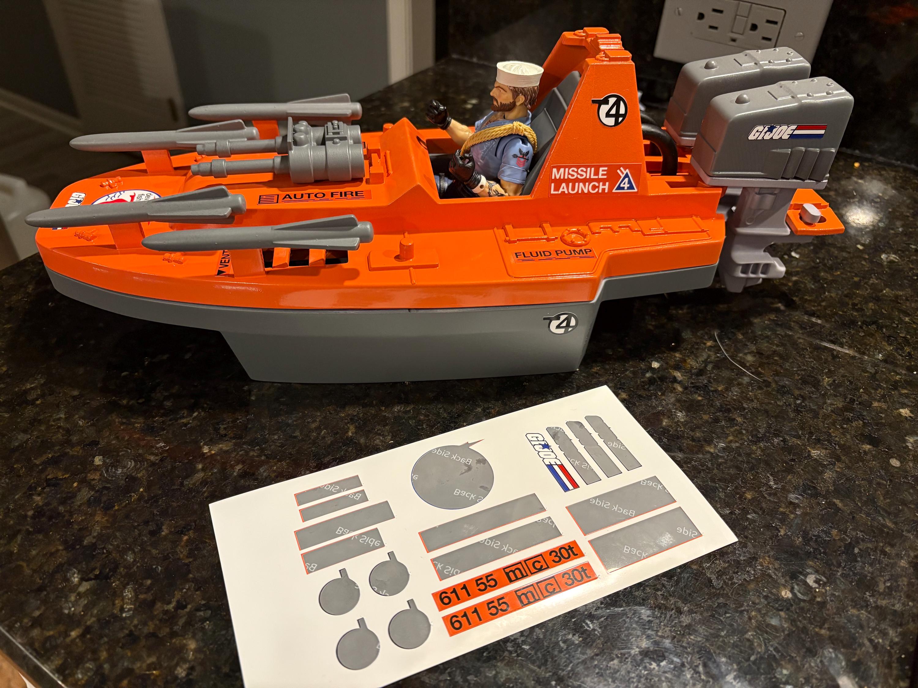 112 Scale GI Joe Devilfish Decals Etsy