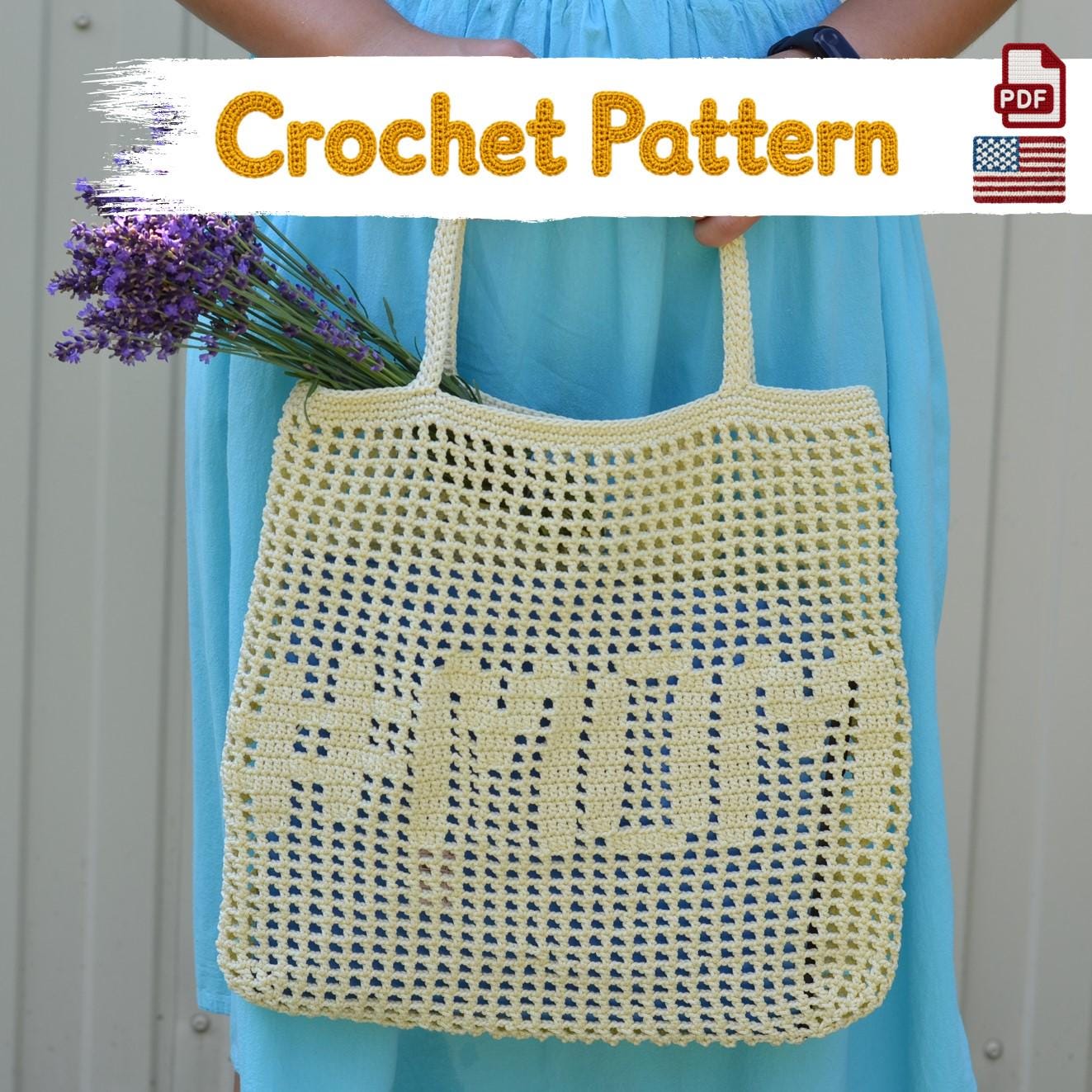 40 Market Bag Crochet Patterns for Reusable Totes, Mesh Shoppers, and Everyday Carryalls 16 Personalized Crochet Tote Bag