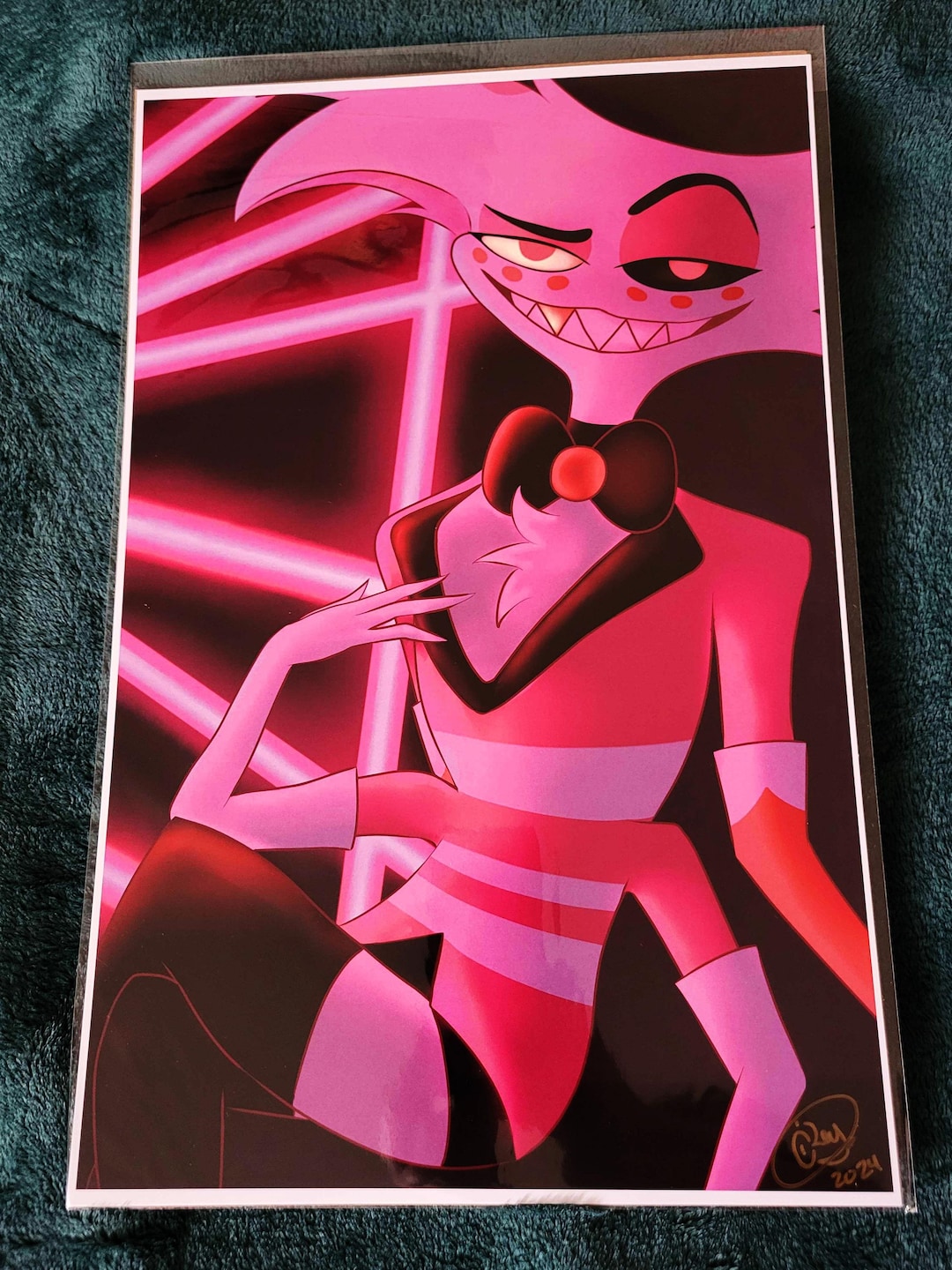 Angel Dust Hazbin Hotel 11x17 Digital Art Print - Etsy