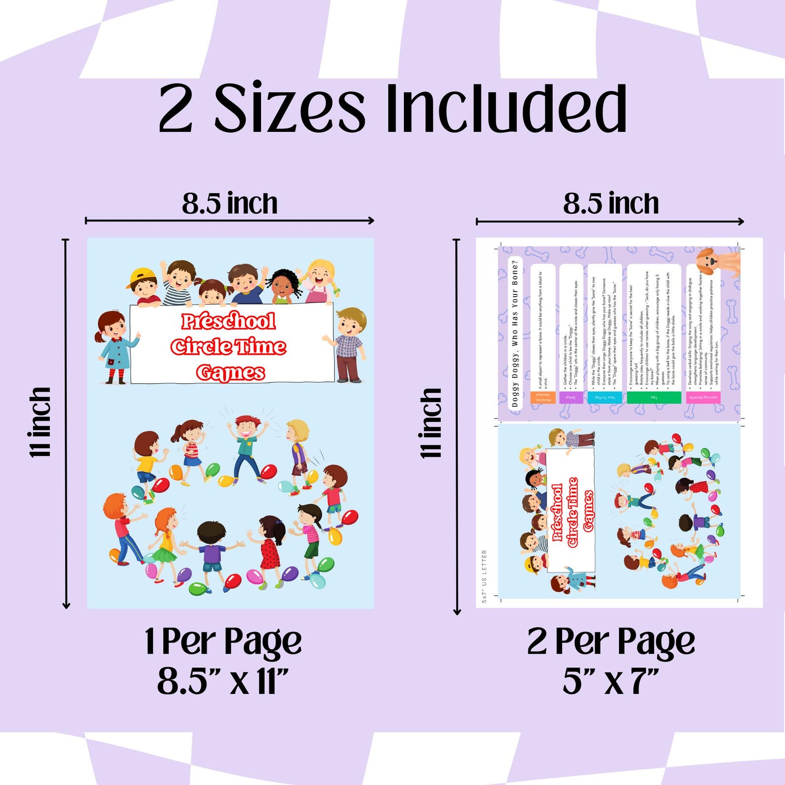 Preschool Circle Time Songs & Games Bundle: PLR Resell Rights ...