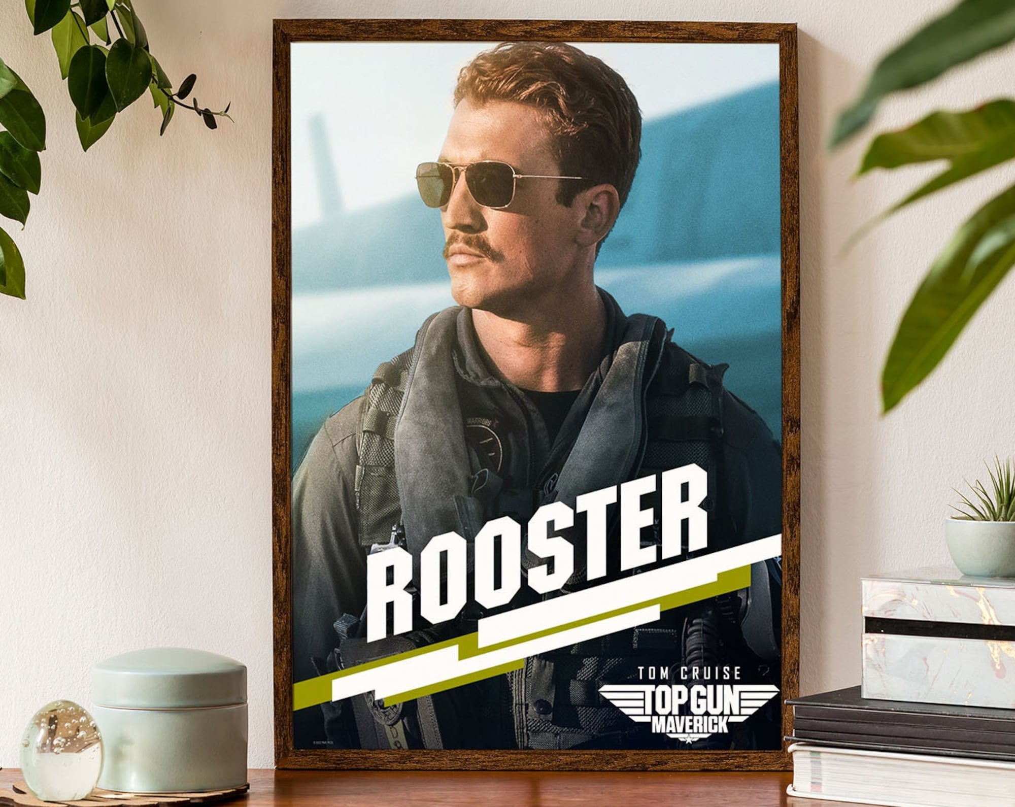 Top Gun Maverick 2022 Movie Poster, Top Gun Maverick Rooster, Miles Teller Poster