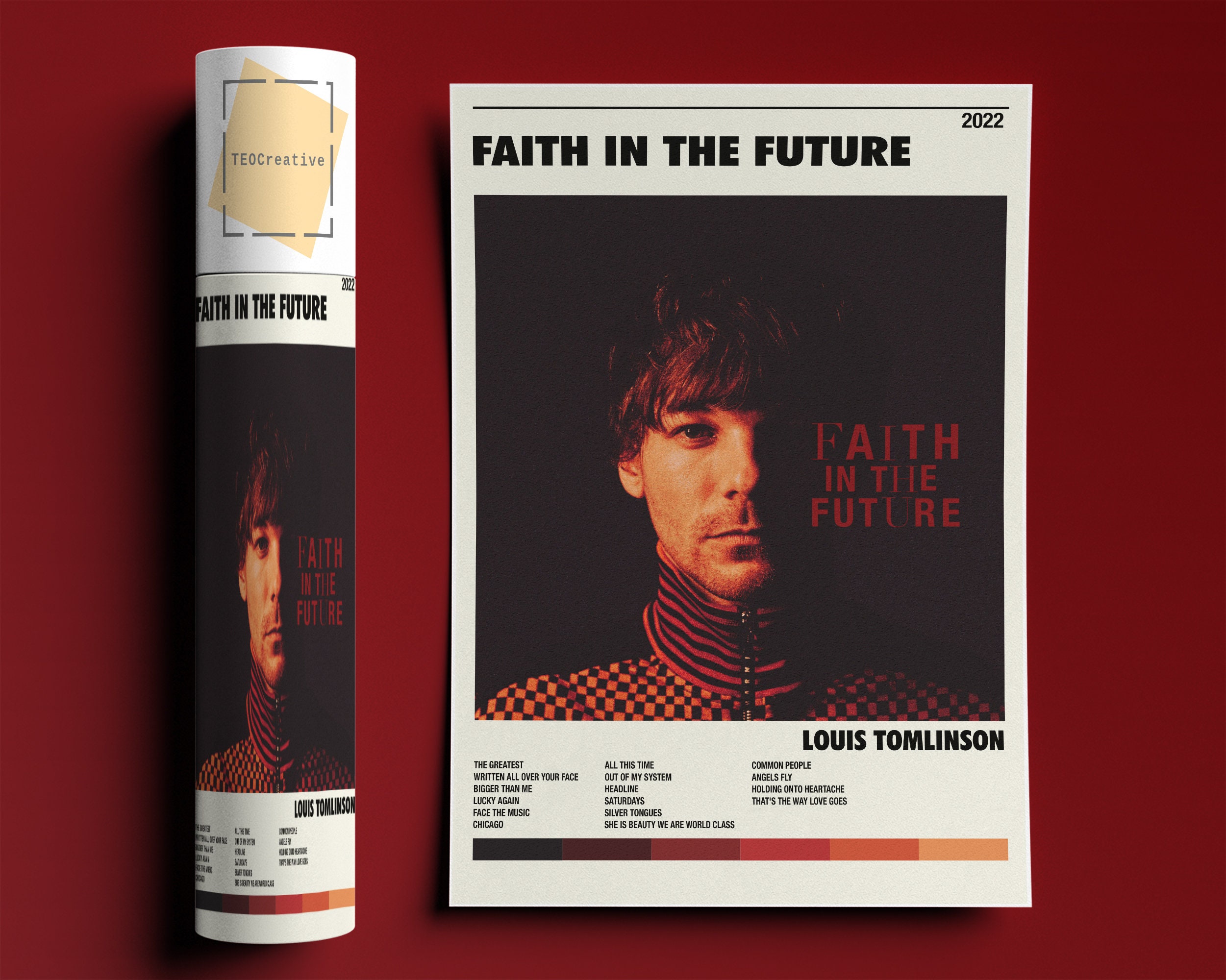 Discover Faith In The Future Poster, Louis Music Tomlinson Poster, Faith In The Future Album Poster
