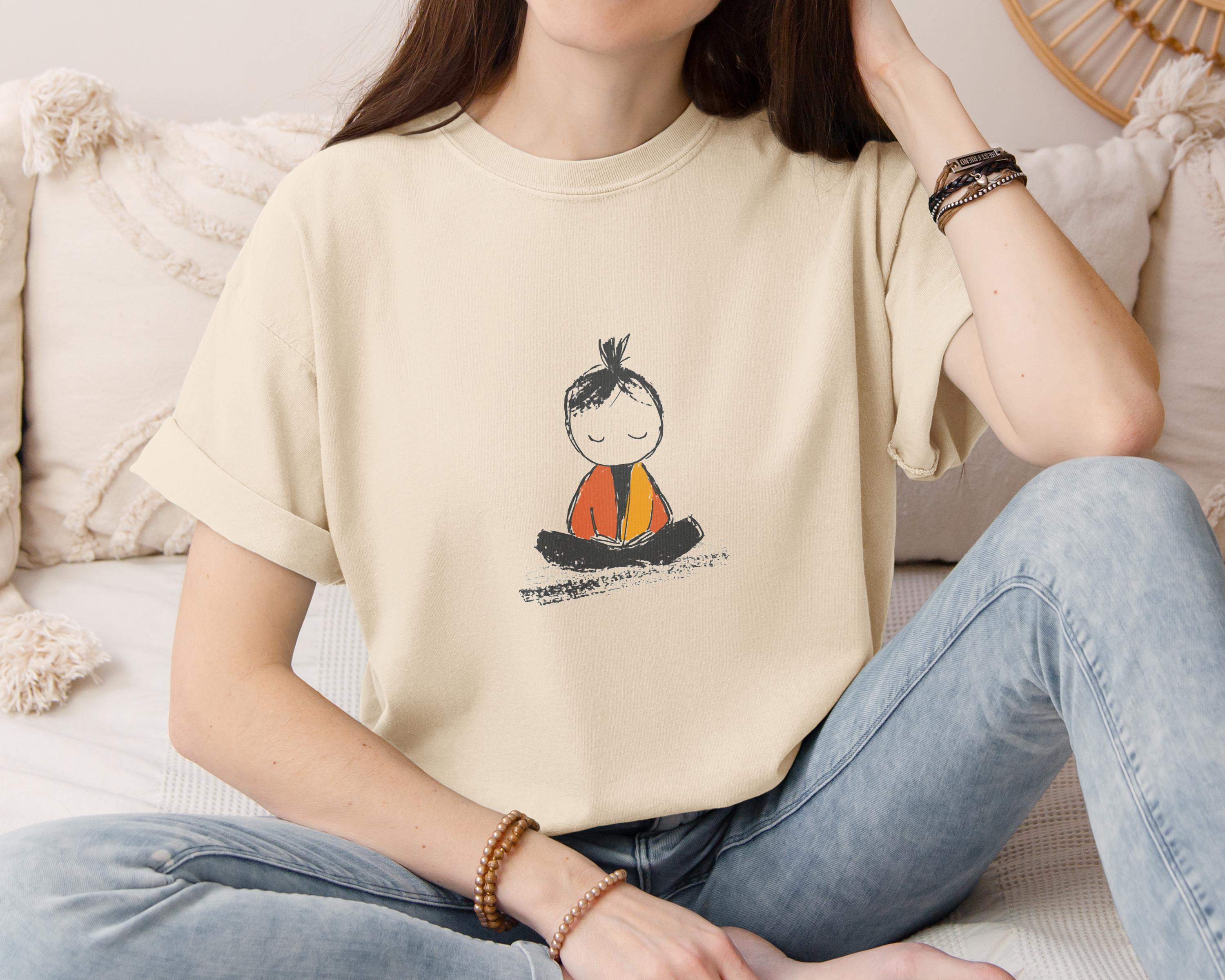 Cute Cat Yoga Shirts, Retro Shirts For Women, Graphic Tees, Gift For...