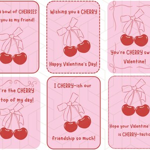 Valentines Day cards, valentines day, cherry valentine