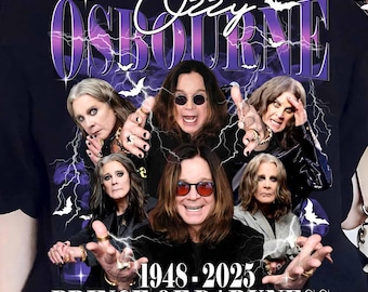 Ozzy Osbourne Shirt, Prince of Darkness, RIP Ozzy Osbourne Bootleg Tee, Ozzy Osbourne Memorial Gifts, Rock Legend Tribute, Heavy Metal Shirt