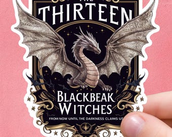 Throne of Glass Sticker, The Thirteen, Manon Blackbeak, Abraxos