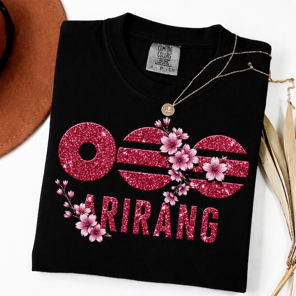 BTS World Tour Arirang Shirt, Floral Merch Shirt, Bangtan Merch 2026, Concert 2026 T-Shirt, Atmy Kpop Shirt, Kpop Fan Gift Tee