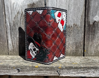 Gambler themed roper wallet