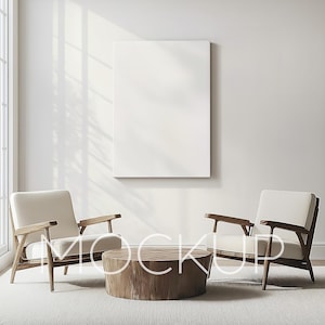 Vertikales Leinwand Mockup Luxushaus Rahmen Mockup 5x7 Leinwand Mockup PSD Smart Objekt Rahmen Kunstdruck Mockup Minimalistische Leinwand MockUp JPG
