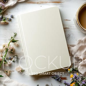 Hardcover Journal Matte Mockup Journal Notebook Mockup PSD Book Mock Up for eBook Canva Template Notebook Cover Mockup Book Cover Mockup KDP