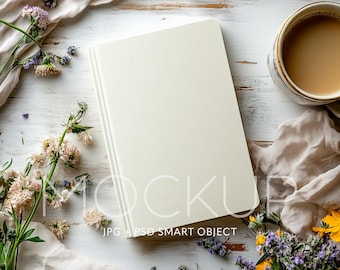 Hardcover Journal Matte Mockup Journal Notebook Mockup PSD Book Mock Up for eBook Canva Template Notebook Cover Mockup Book Cover Mockup KDP