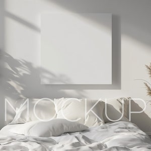 Exibição de mockup de tela quadrada, mockup de moldura minimalista 1x1, mockup Canva PSD, mockup de impressão de arte de objeto inteligente, mockup de moldura quadrada