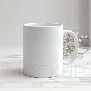 White Mug Mockup Coffee Mug Mockups Bundle Boho Aesthetic PSD Mug Mock Up Smart Object Mug Mockups 11oz Canva Coffee Mug Template Download