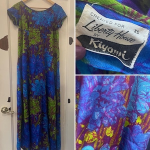 MALIHINI HAWAII ヴィンテージワンピース　FOR LIBERTY Vintage 1960s Dress / Malihini Hawaiian / Neon Floral Print