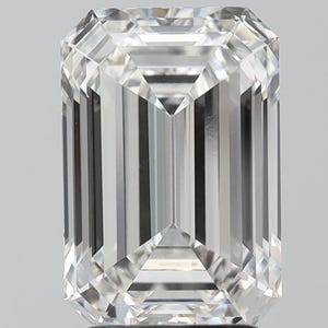 4.05 ct Emerald Cut Lab Grown Diamond: G VVS2 IGI Certified