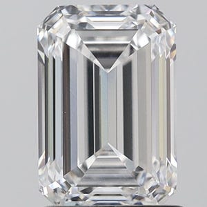 1.74 ct Emerald Cut Lab Grown Diamond: D-VVS2 IGI Certified Loose Stone