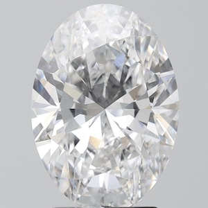 4.00 ct, D-color, VVS2-Clarity, Oval Brilliant IGI Certified Lab Grown Diamond, Lab Diamond, Cvd Lab Grown Loose Diamond for Engagement Ring
