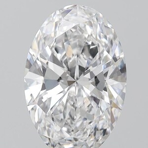 1.61 ct, D-color, VVS2-Clarity, Oval Brilliant IGI Certified Lab Grown Diamond, Lab Diamond, Cvd Lab Grown Loose Diamond for Engagement Ring