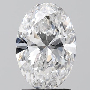 2.00 ct, D-color, VVS1-Clarity, Oval Brilliant IGI Certified Lab Grown Diamond, Lab Diamond, Cvd Lab Grown Loose Diamond for Engagement Ring