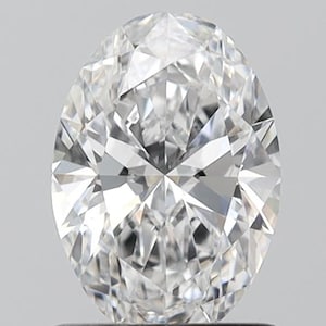 1.05 ct, D-color, VVS1-Clarity, Oval Brilliant IGI Certified Lab Grown Diamond, Lab Diamond, Cvd Lab Grown Loose Diamond for Engagement Ring