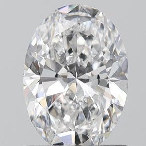1.50 ct, D-color, VVS2-Clarity, Oval Brilliant IGI Certified Lab Grown Diamond, Lab Diamond, Cvd Lab Grown Loose Diamond for Engagement Ring