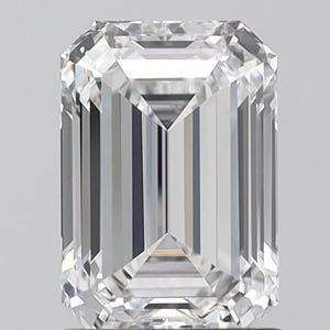 1.53 ct Emerald Cut Lab Grown Diamond, D VVS2 IGI Certified